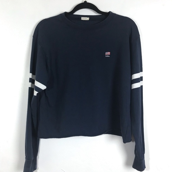 john galt Tops - 3/$25 John Galt Cropped Long Sleeve Tee OS